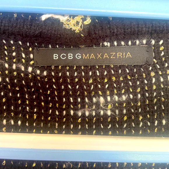 NEW BCBGMAXAZRIA Alpaca Blend Knit Hooded Cardigan Duster Sweater - Picture 11 of 11